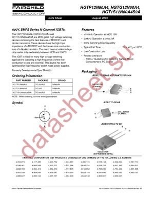 HGTP12N60A4 datasheet  